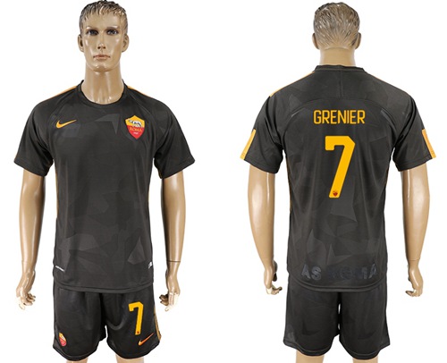 Roma #7 Grenier Sec Away Soccer Club Jersey - Click Image to Close